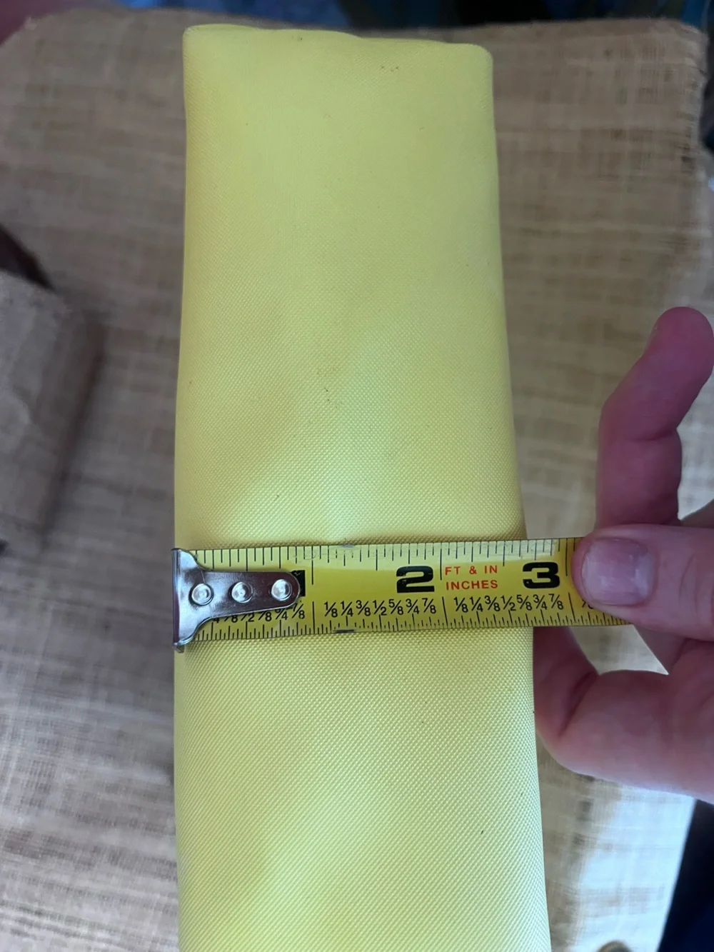 Jon hart Yellow Cosmetic Pouch